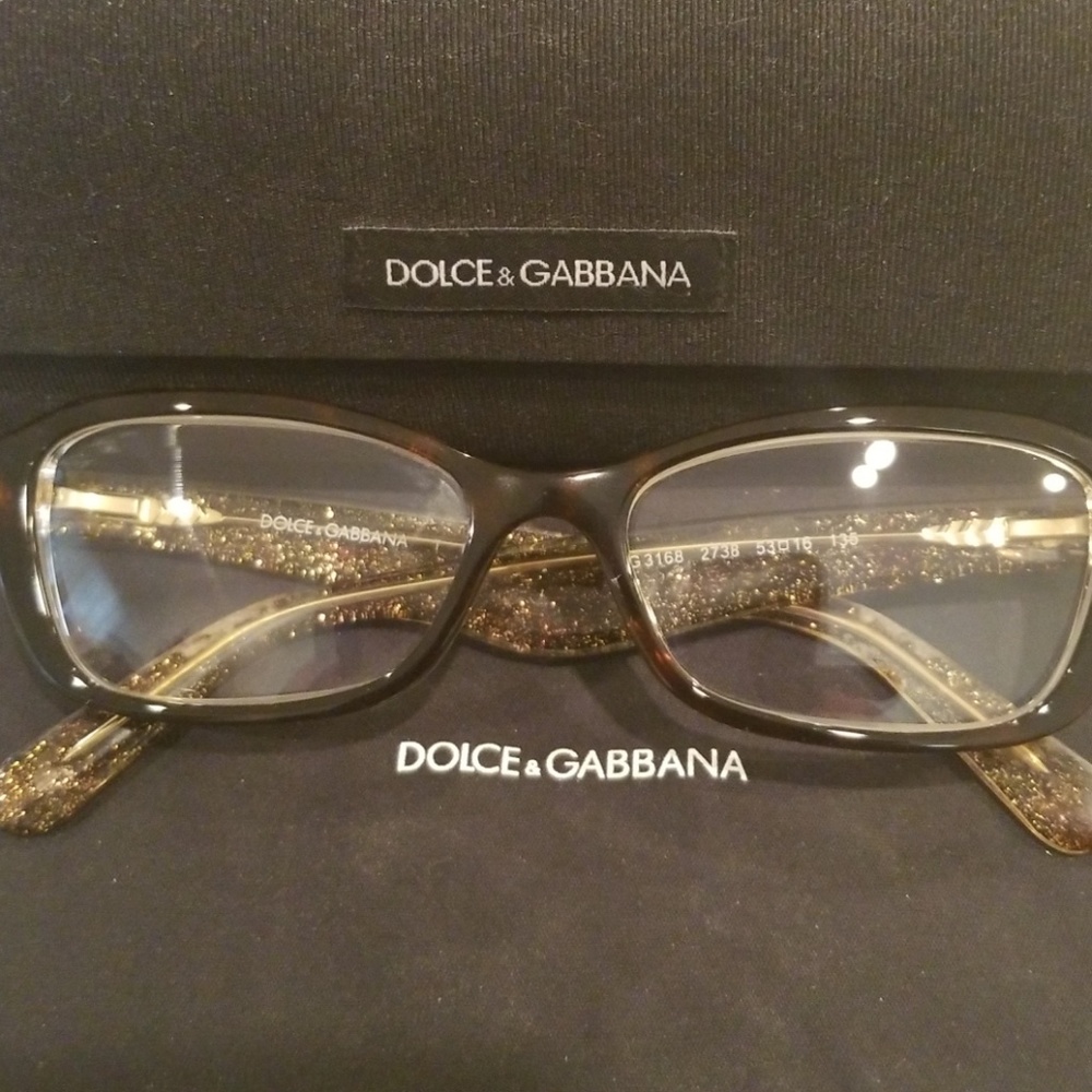 Glitter eyeglasses Dolce and Gabbana 🤩🤩🤩